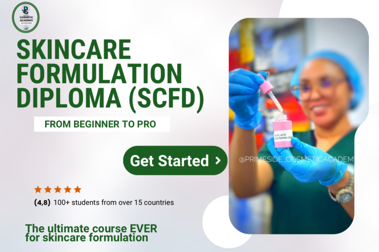 SKINCARE FORMULATION DIPLOMA COURSE (SCFD)